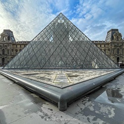 The Louvre in Paris, France